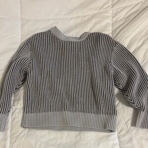 Gray Striped boy Sweaters